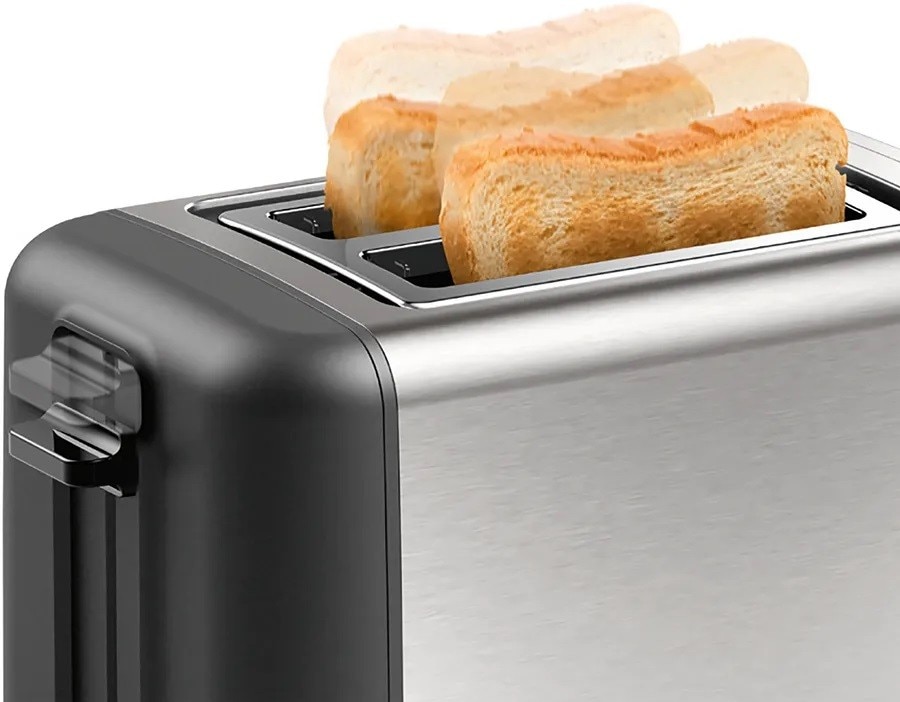 Torradeira Bosch Compacta DesignLine TAT3P420 de 970 W com 2 Fendas Curtas - Inox Inox-4
