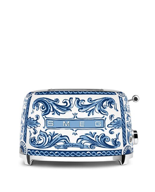 Imagem 0 de Torradeira Smeg Anni 50 Dolce&Gabanna TSF01DGBEU de 950 W com 2 Fendas Curtas - Blu Mediterraneo