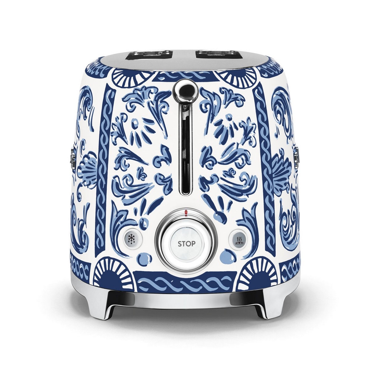 Torradeira Smeg Anni 50 Dolce&Gabanna TSF01DGBEU de 950 W com 2 Fendas Curtas - Blu Mediterraneo 4