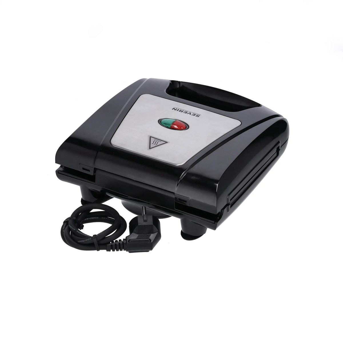 Sandwicheira Severin 2968 Multi Placas de 1000 W - Aço Inoxidável Escovado Preto Aço/Preto-5