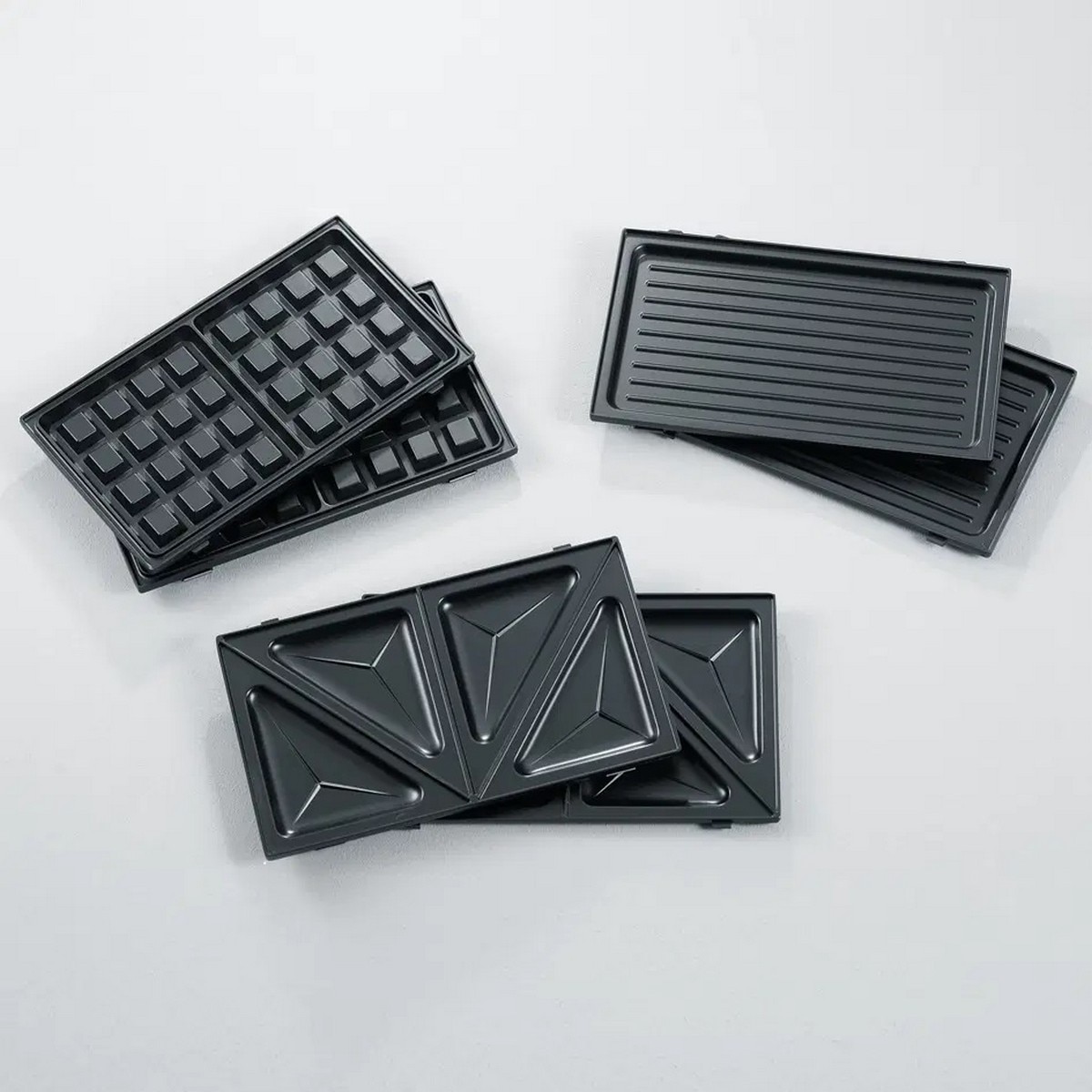 Sandwicheira Severin 2968 Multi Placas de 1000 W - Aço Inoxidável Escovado Preto Aço/Preto-10