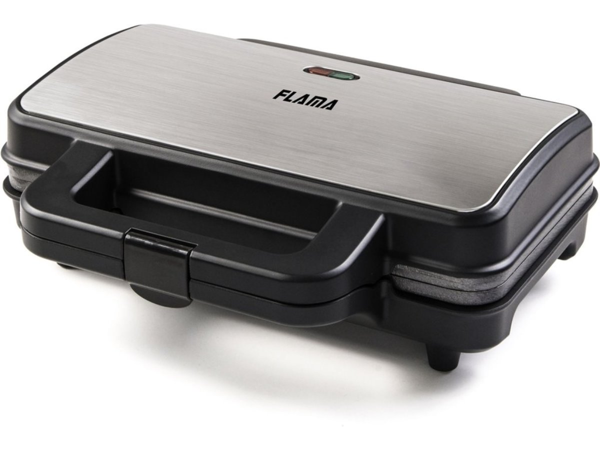 Imagem 0 de Sandwicheira Flama Grill 28,5x15,2cm 4970FL de 900 W - Inox