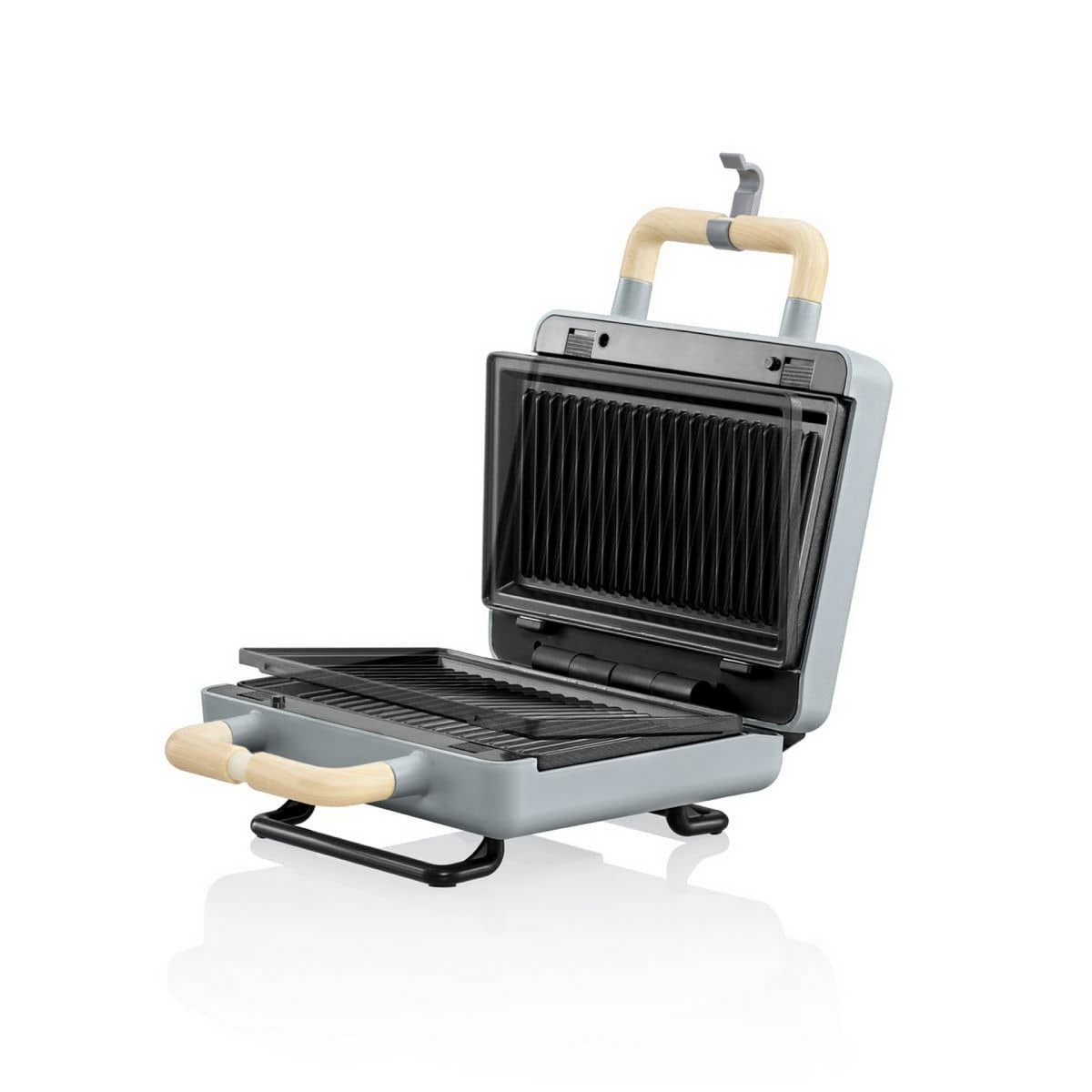 Sandwicheira Grill Flama 4962FL de 800 W - Stone Gray Grey-5