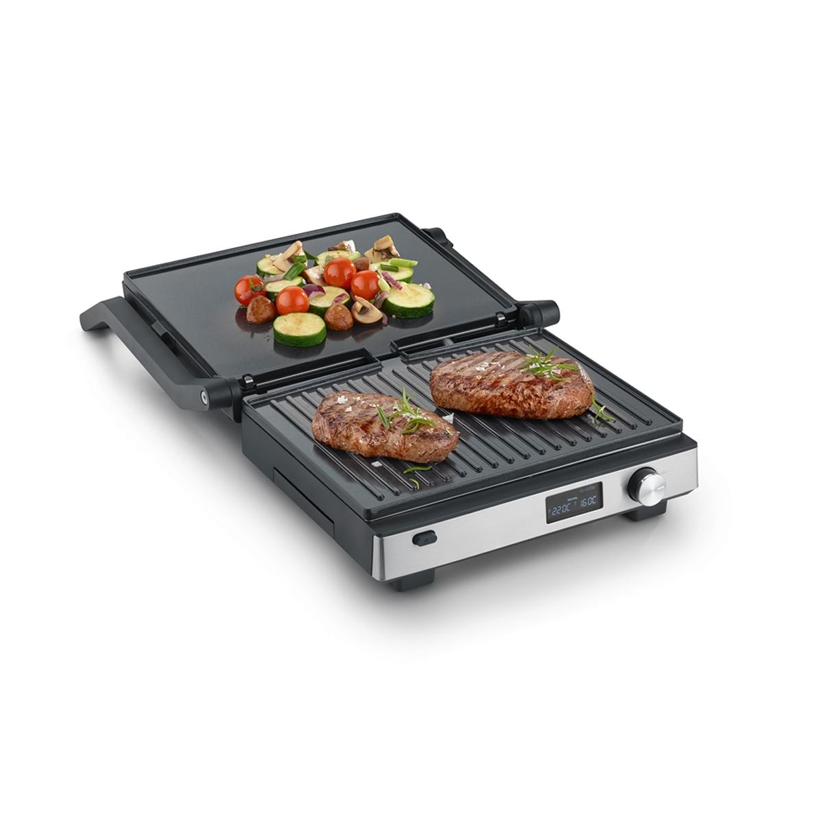 Grelhador de Placas Severin KG2380 3 em 1 Cinzento-3