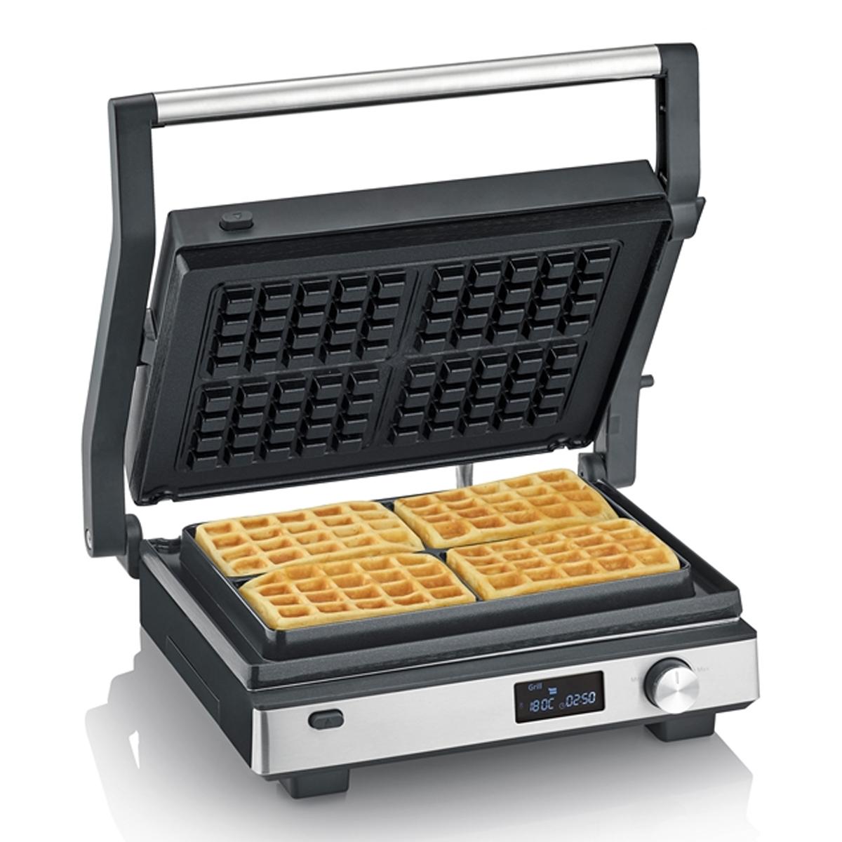 Grelhador de Placas Severin KG2380 3 em 1 Cinzento-4