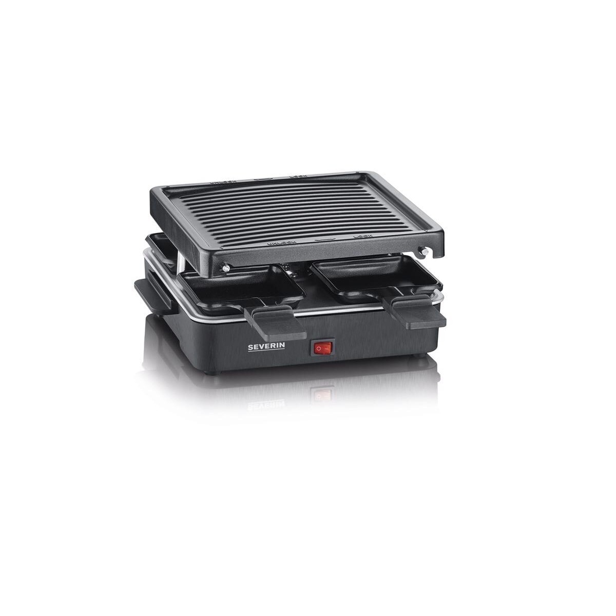 Imagem 0 de Grelhador Mini Raclette Severin RG2370 de 600 W - Preto
