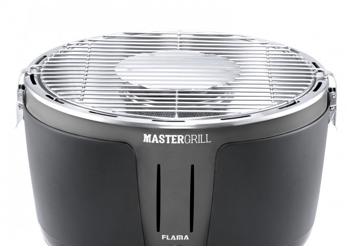 Grelhador a Carvão Flama Mastergrill 4007FL com Ventilação Regulável - Cinza Cinzento-2