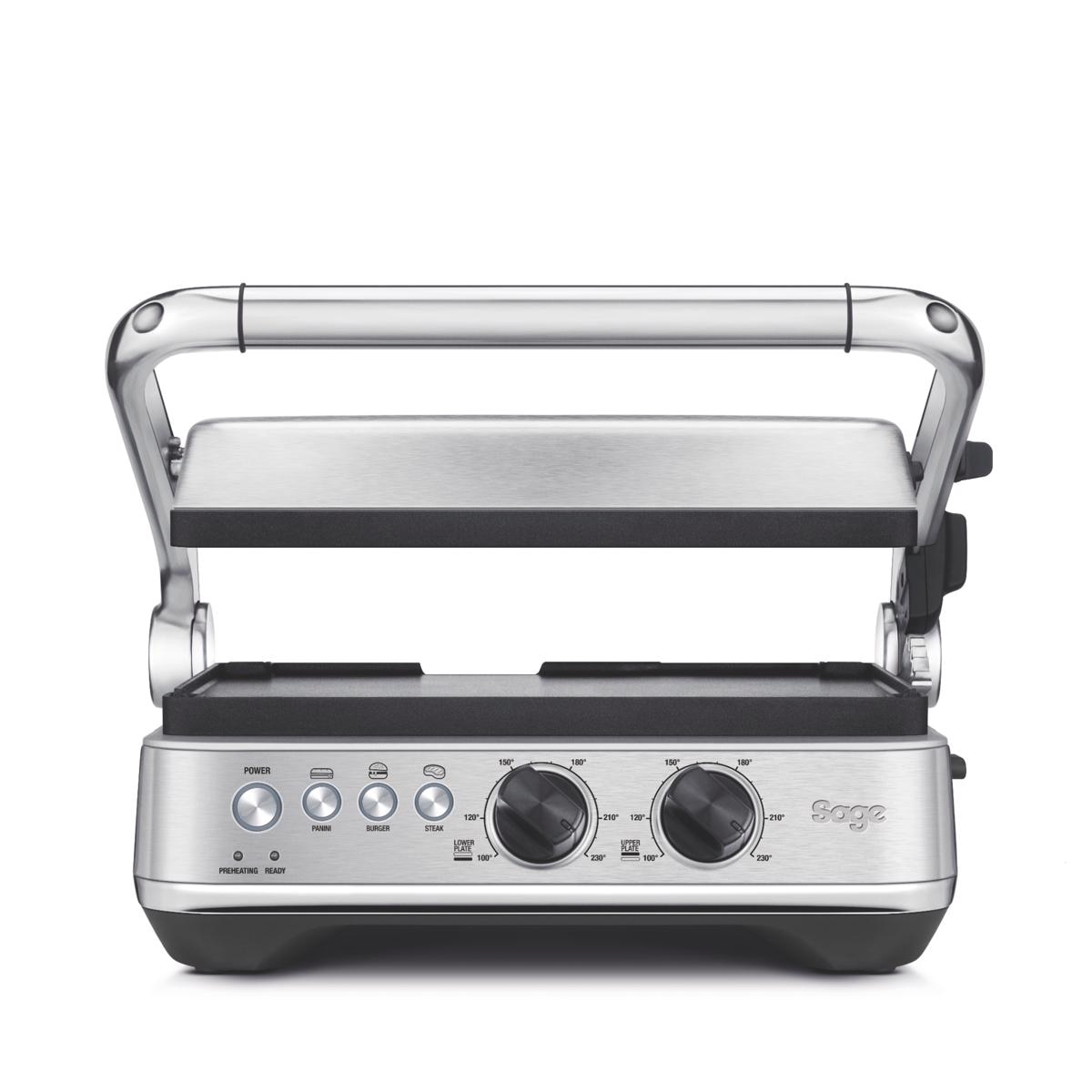 Grelhador de Placas Sage SGR700BSS4EEU1 de 1800 W The BBQ & Press Grill - Aço Inox Escovado 2