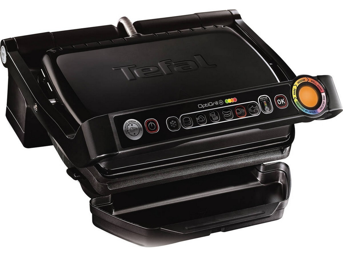 Grelhador de Placas Tefal GC712812 de 2000 W - Preto Preto-1