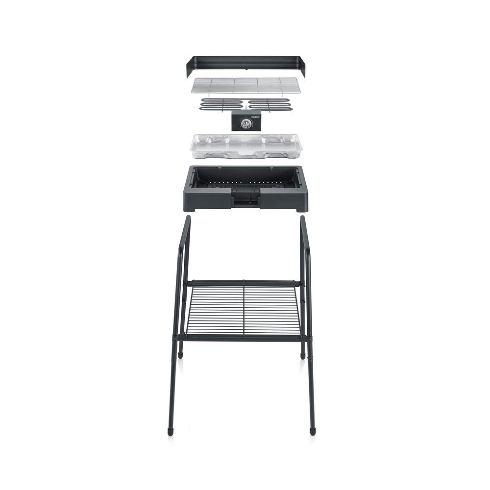 Grelhador Barbecue Elétrico de Resistência Severin eBBQ PG8566 SafeTouch de 2200 W - Inox Inox-2