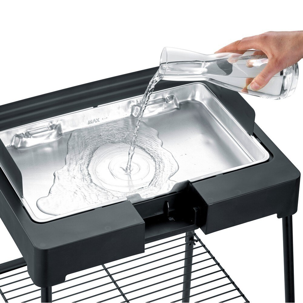 Grelhador Barbecue Elétrico de Resistência Severin eBBQ PG8566 SafeTouch de 2200 W - Inox Inox-4