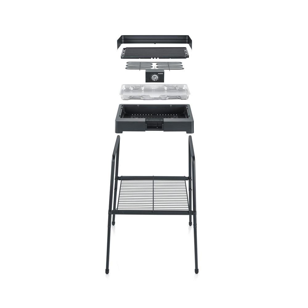 Grelhador Barbecue Elétrico de Resistência Severin eBBQ PG8568 SafeTouch de 2200 W 2