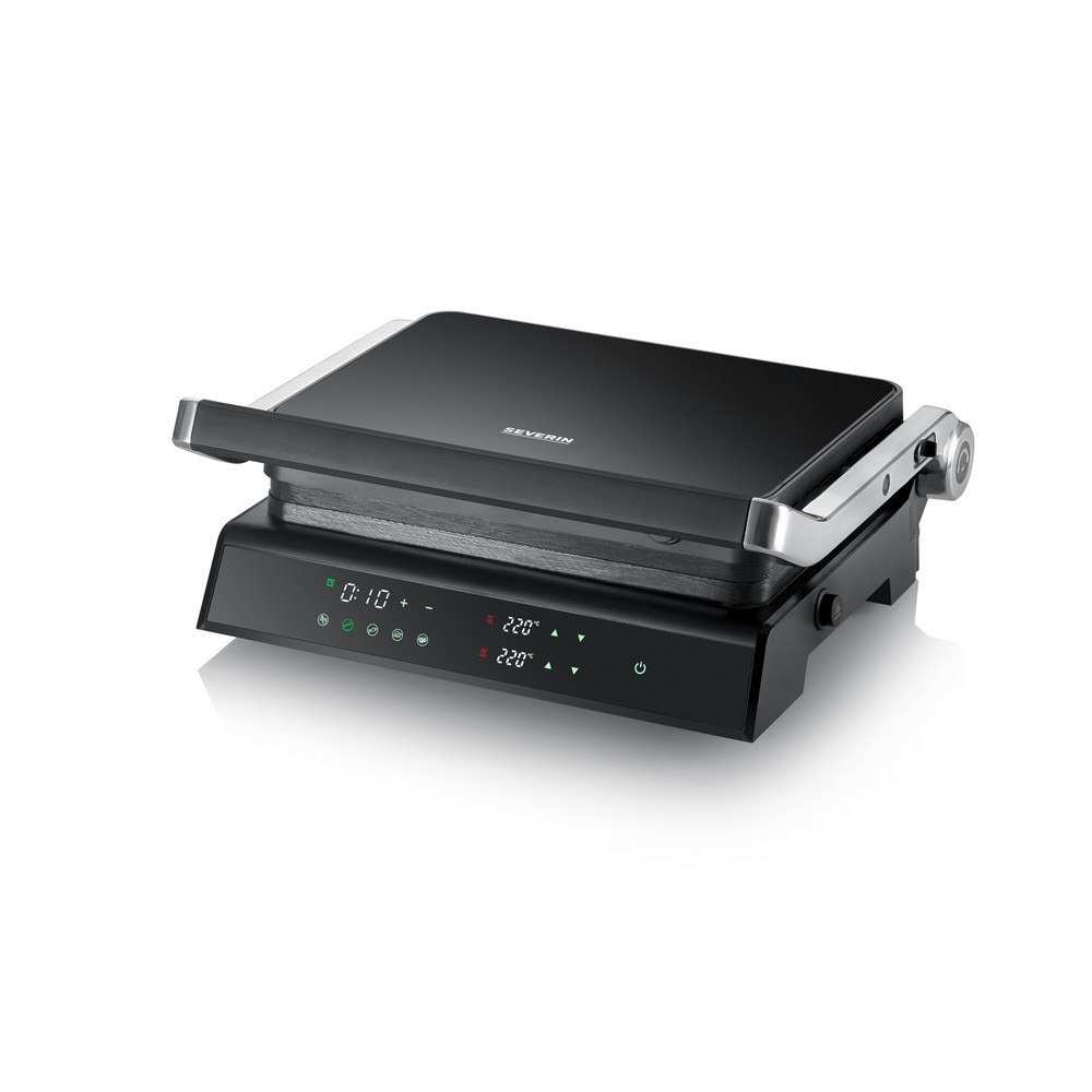 Grelhador de Placas Severin KG 2399 de 2000 W - Preto Preto-1