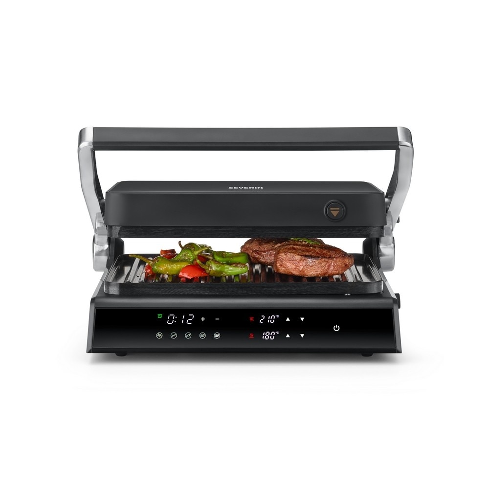 Grelhador de Placas Severin KG 2399 de 2000 W - Preto Preto-3