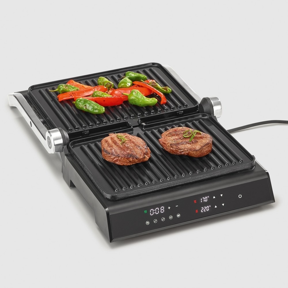Grelhador de Placas Severin KG 2399 de 2000 W - Preto Preto-4