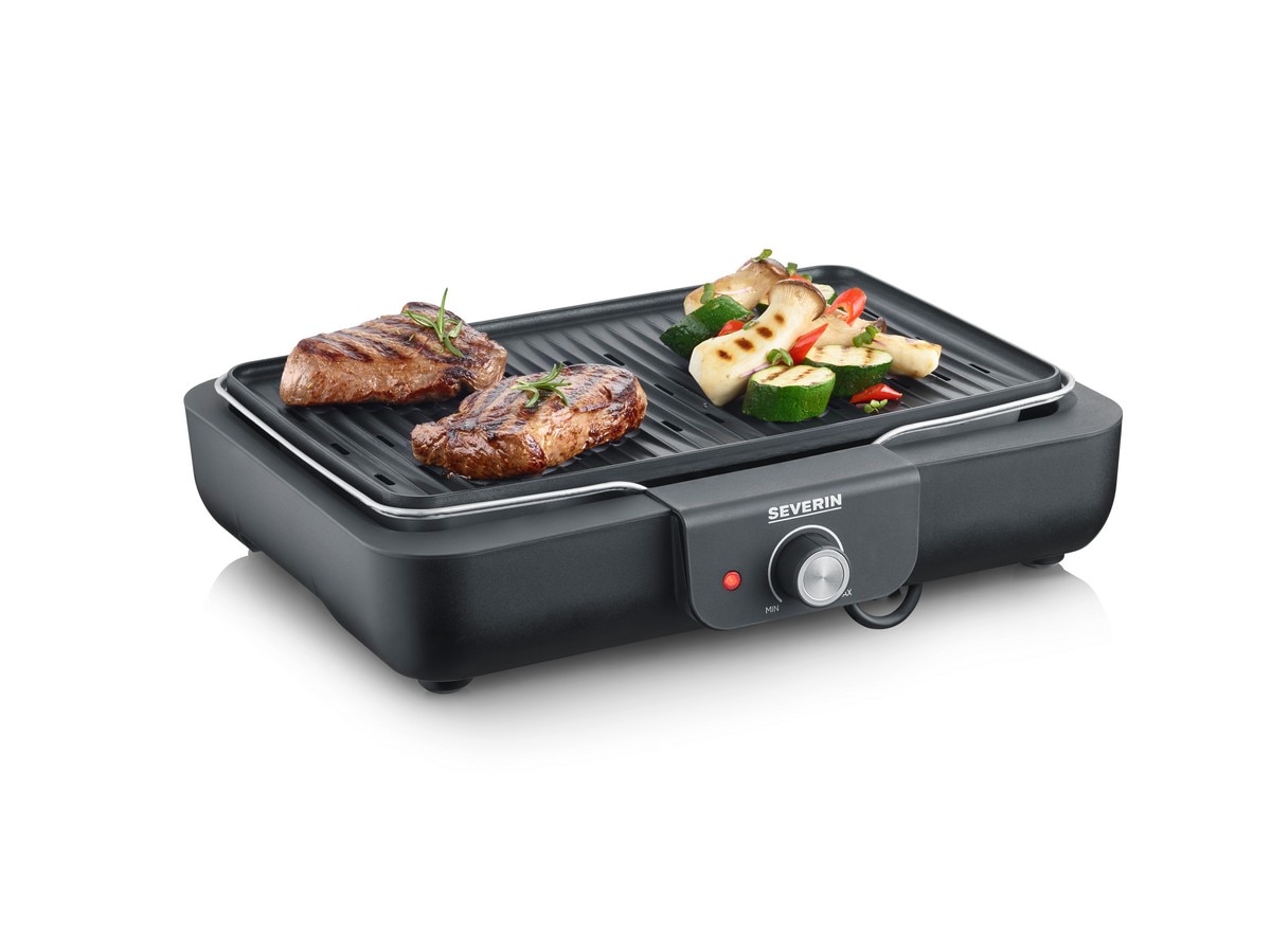 Grelhador de Resistência Severin PG8556 de 2300 W - Preto Preto-2