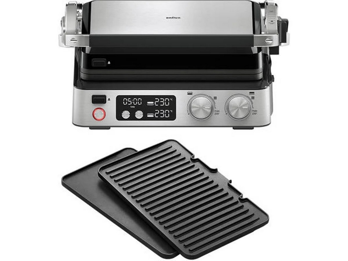 Imagem 0 de Grelhador de Placas Braun CG7040 MultiGrill 7 e de 2000 W - Inox