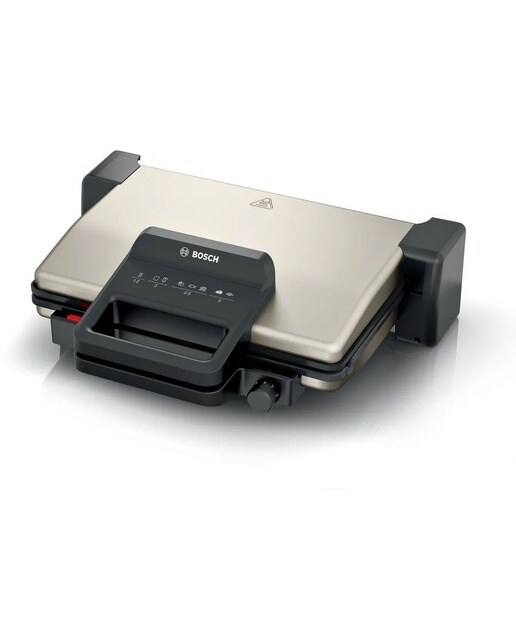 Grelhador de Placas Bosch TCG3302 de 2000 W - Prateado Inox-1