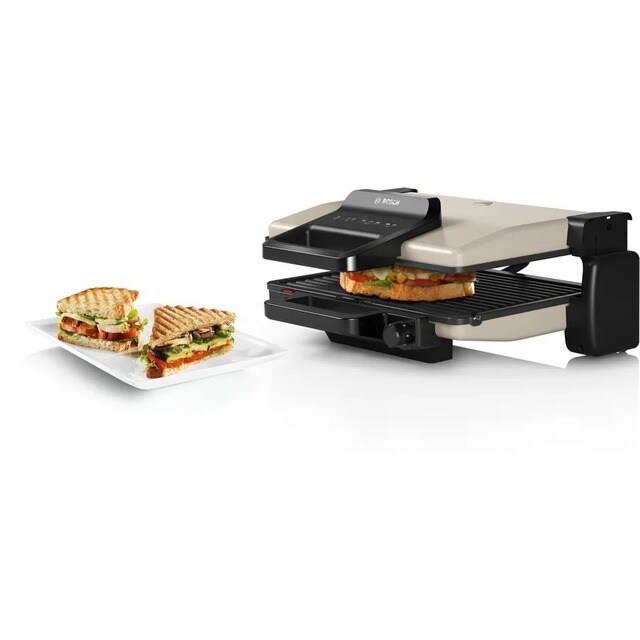 Grelhador de Placas Bosch TCG3302 de 2000 W - Prateado Inox-6