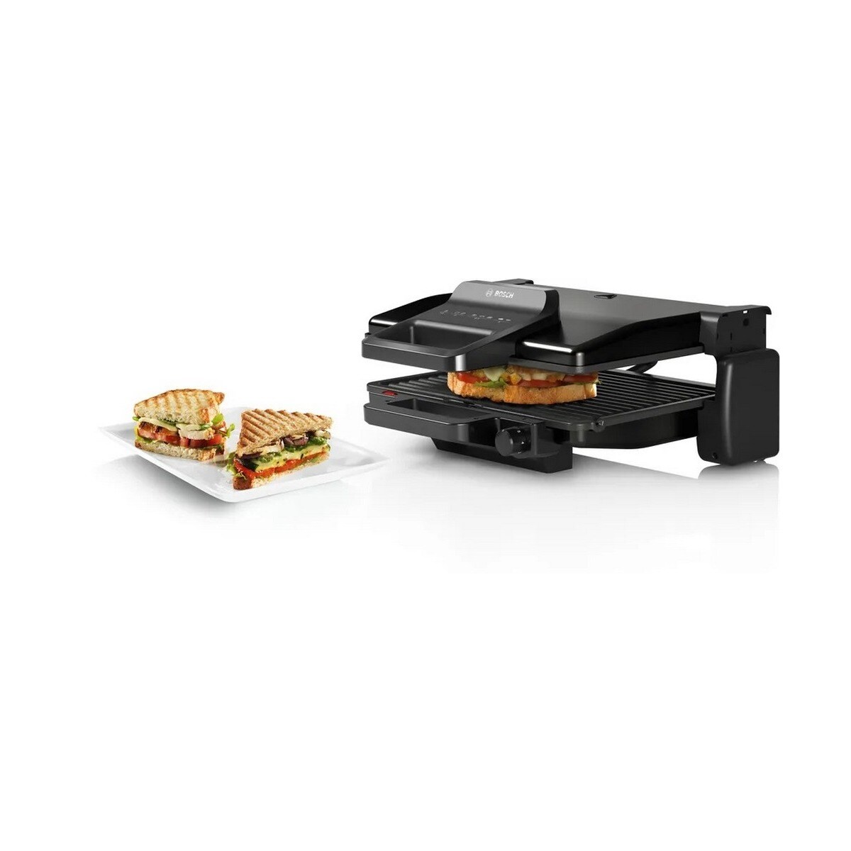 Grelhador de Placas Bosch TCG3323 de 2000 W - Preto Preto-5