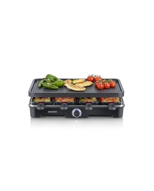 Imagem 0 de Grelhador Raclette Grill Severin RG9670 de 1400 W - Preto