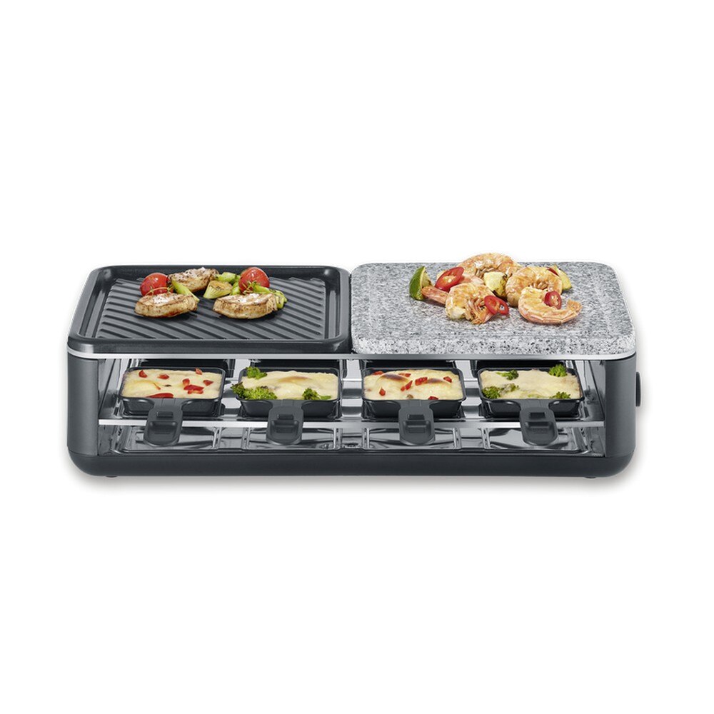 Grelhador Raclette Severin RG2366 de 1300 W - Preto Preto-2