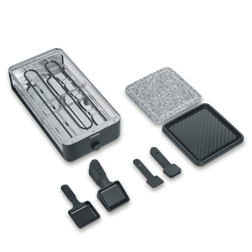 Grelhador Raclette Severin RG2366 de 1300 W - Preto Preto-6