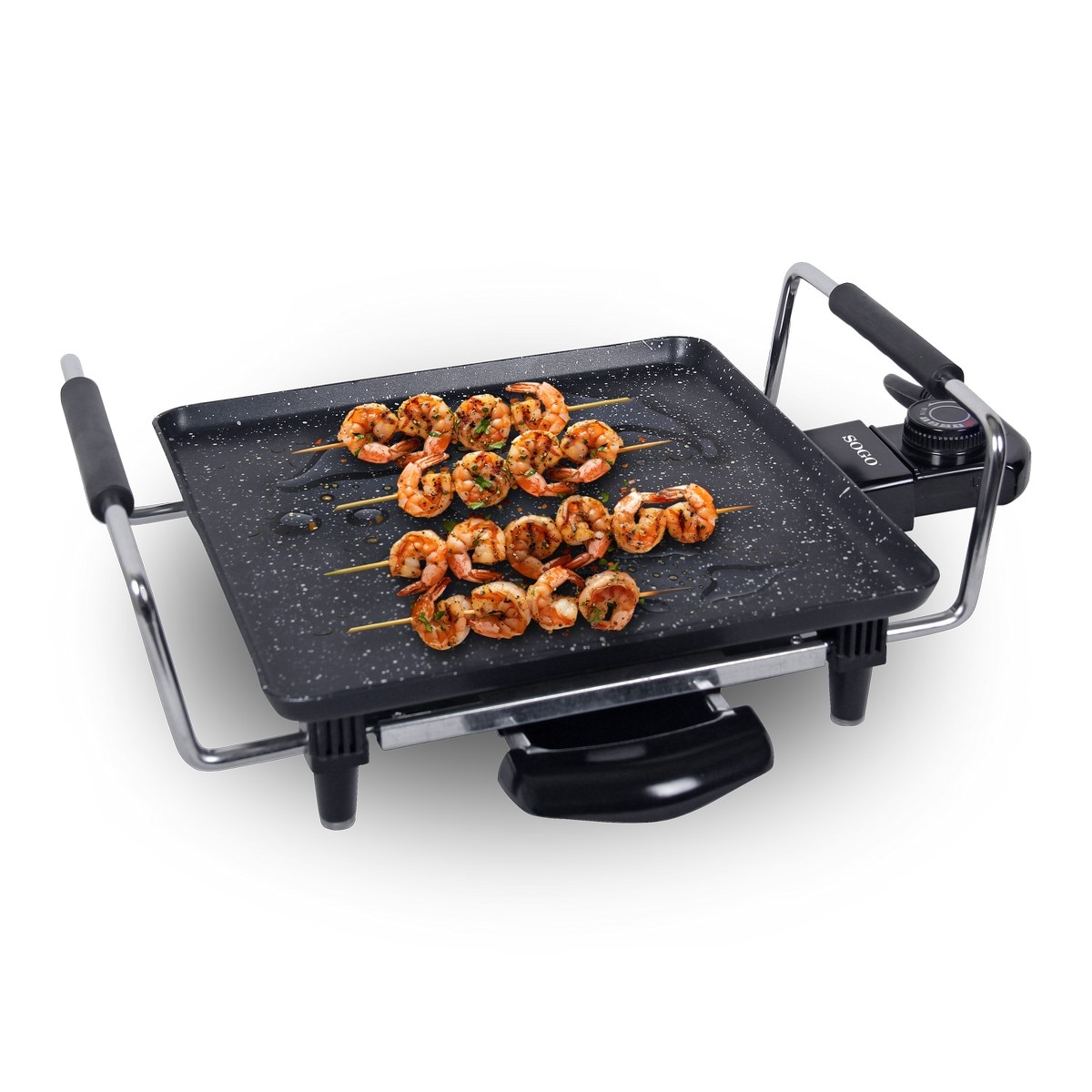 Grelhador de Mesa Sogo BAR-SS-1217 de 1200 W Inox-3