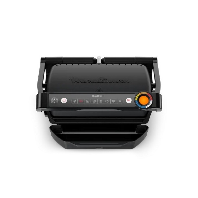 Imagem 0 de Grelhador de Placas Inteligente Moulinex GI717810 Optigrill com 6 Programas Automáticos - Preto