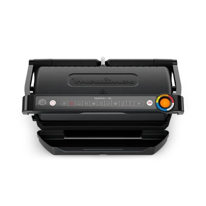 Grelhador de Placas Moulinex GI727810 OptiGrill+ XL de 2000 W - Preto Preto-2