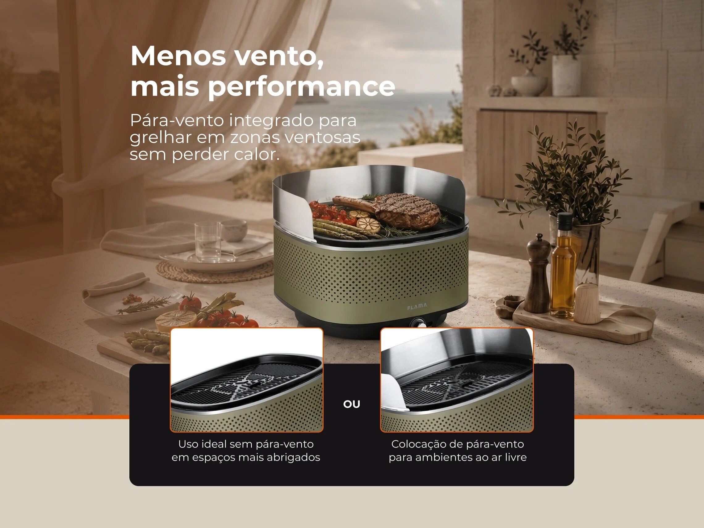 Grelhador a Carvão Mastergrill EVO Forest 4014FL Verde-4