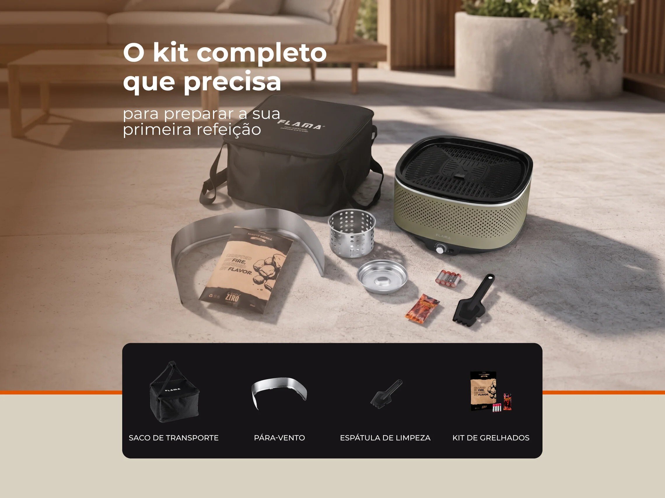 Grelhador a Carvão Mastergrill EVO Forest 4014FL Verde-8