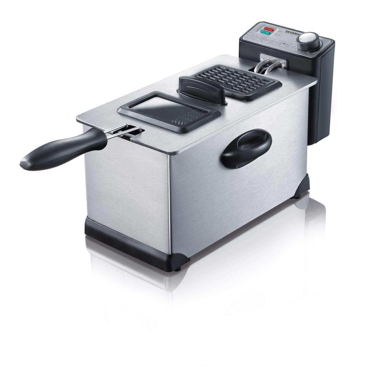 Fritadeira Convencional Severin FR2431 de 2000 W e Capacidade de 3 Litros - Inox Inox-1