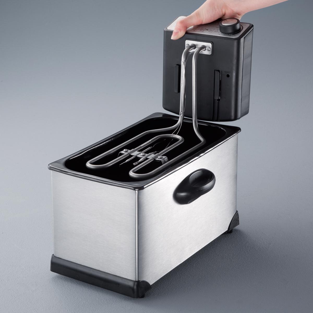 Fritadeira Convencional Severin FR2431 de 2000 W e Capacidade de 3 Litros - Inox Inox-4