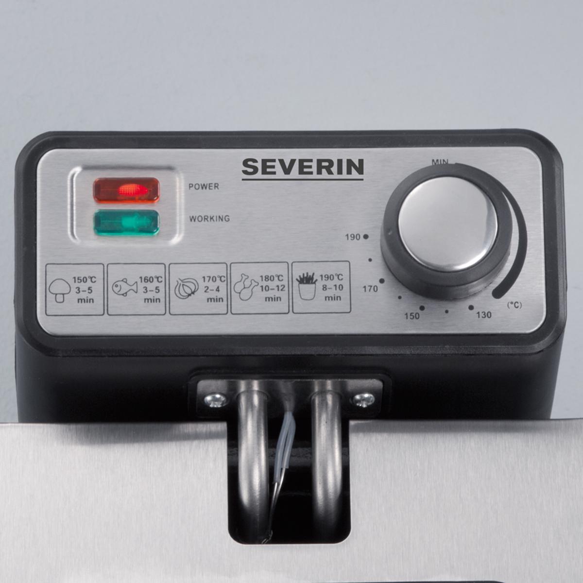 Fritadeira Convencional Severin FR2431 de 2000 W e Capacidade de 3 Litros - Inox Inox-6