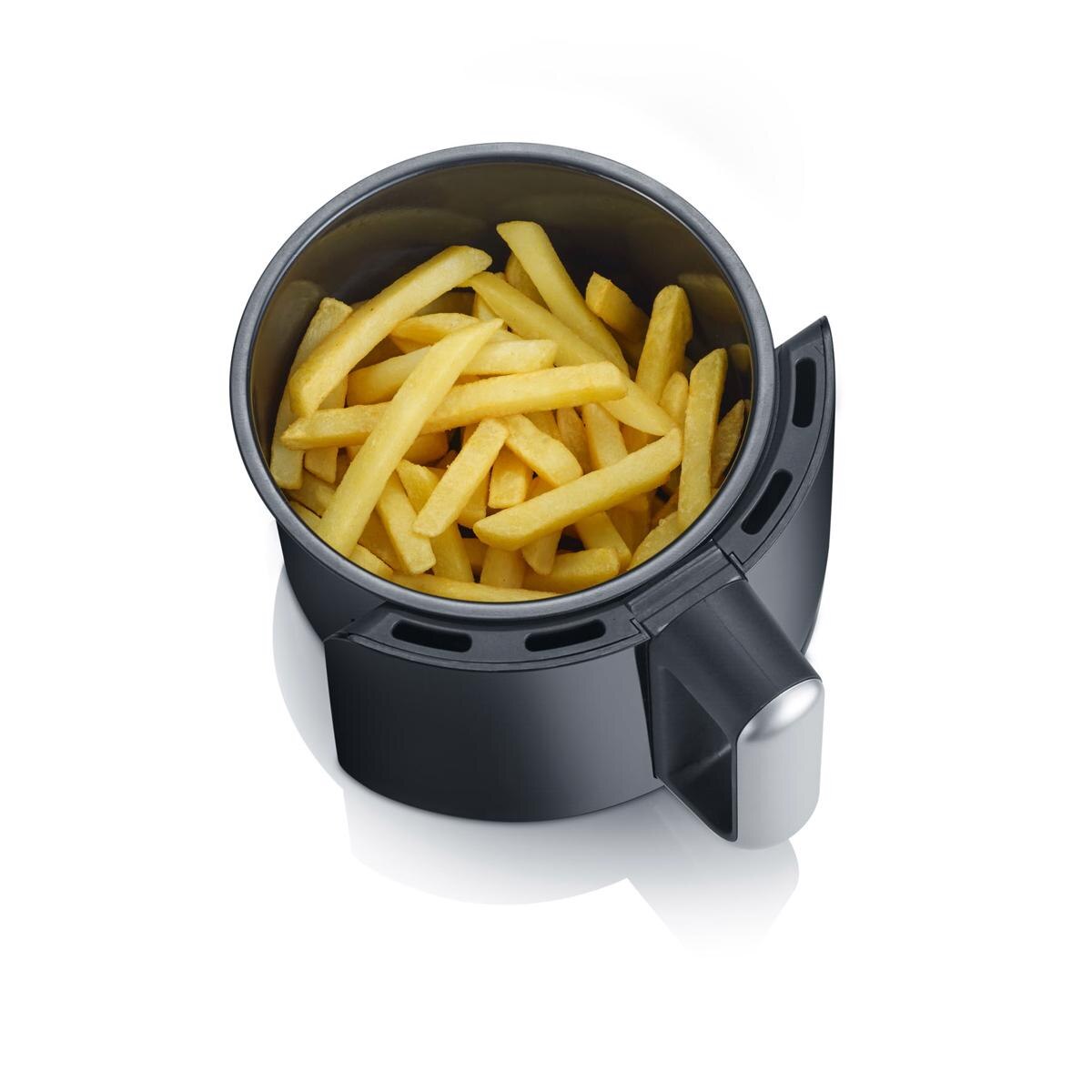 Fritadeira Air Fryer Severin FR2455 sem Óleo de 900 W e Capacidade de 1,8 Litros - Preto Preto-6