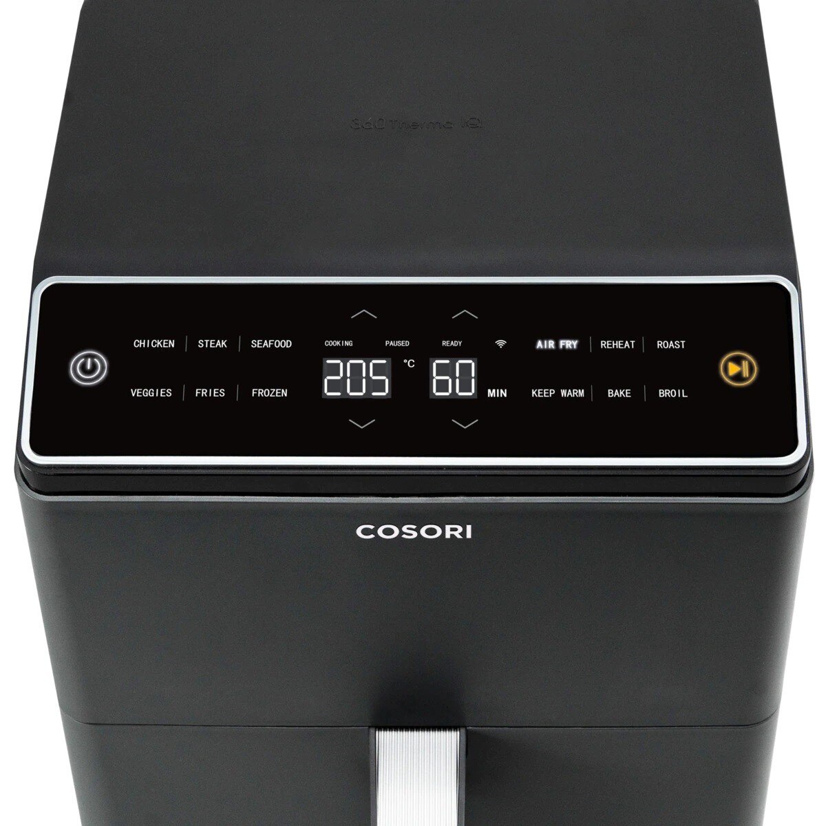 Fritadeira Air Fryer Cosori Dual Blaze Chef Edition sem Óleo com Sistema 360 ThermoIQ de 1700 W - Preto Preto-4