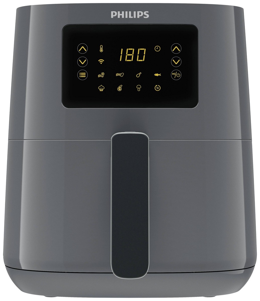 Imagem 0 de Fritadeira Air Fryer Philips HD9255/60 sem Óleo de 1400 W e Capacidade de 4,1 Litros - Cinzento