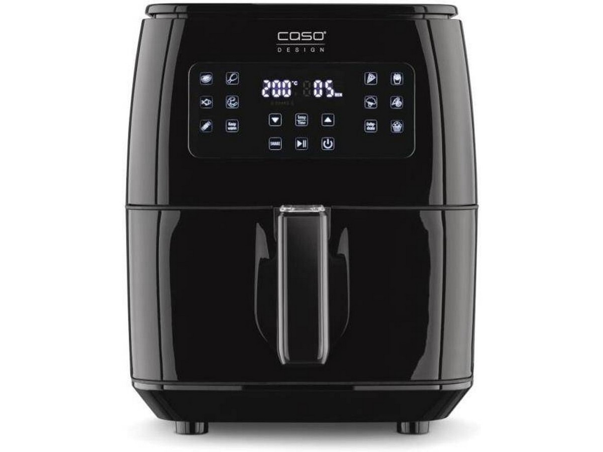 Fritadeira Air Fryer Caso AF 600 XL 5CASOD3180 sem Óleo de 1700 W e Capacidade de 6 Litros - Preto Preto-1
