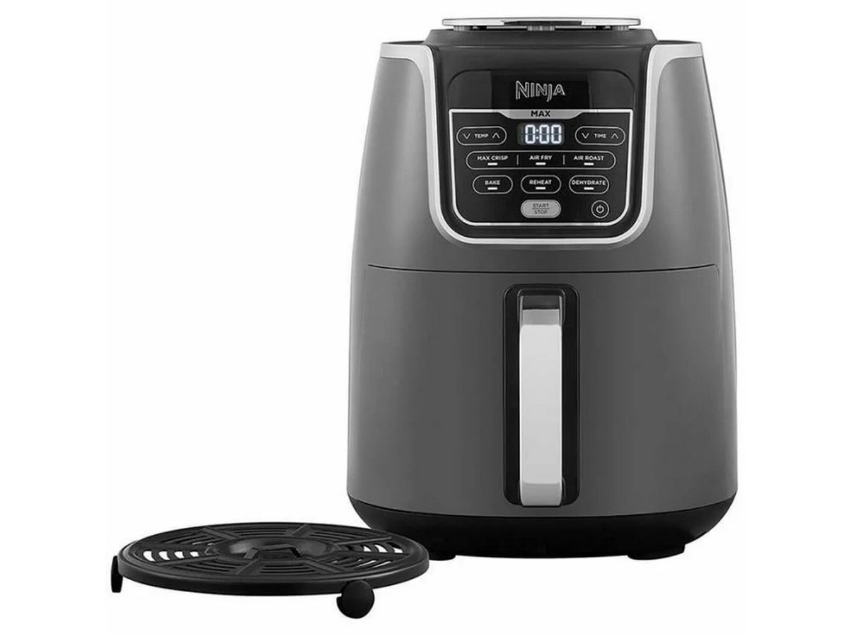 Fritadeira Air Fryer Ninja AF160EU sem Óleo 6 em 1 Max de 1750 W e de 5,2 Litros - Cinzento Cinzento-2