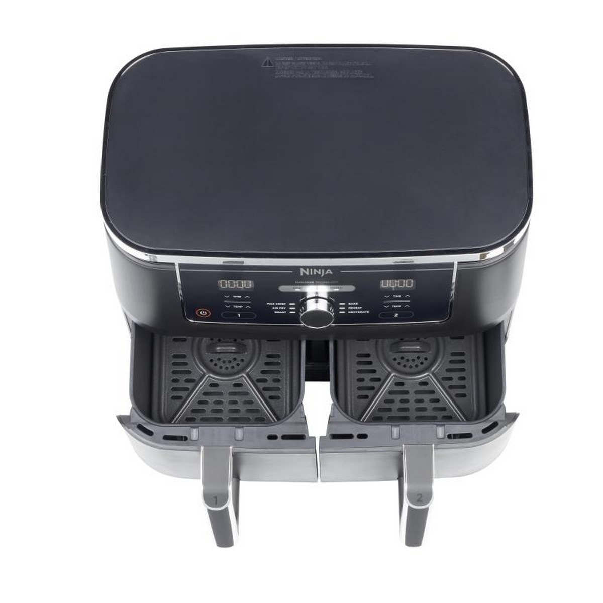 Fritadeira Air Fryer Ninja AF400EU Dual Zone 6 em 1 sem Óleo de 2470 W e de 9,5 Litros - Preto Preto-5