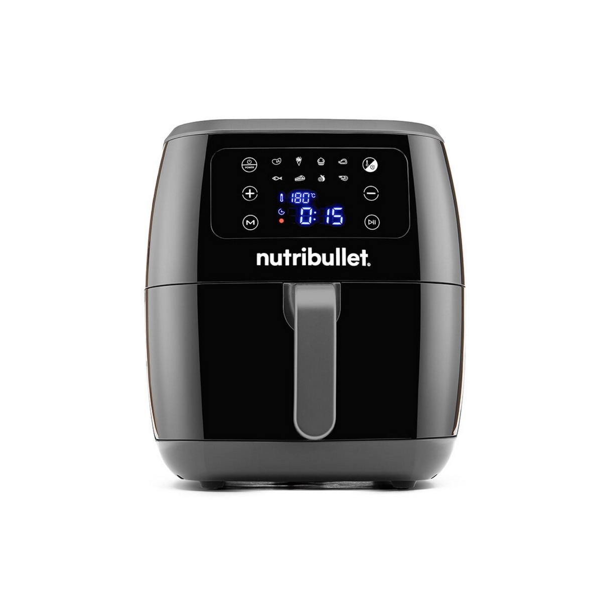 Imagem 0 de Fritadeira Air Fryer Nutribullet® XXL Digital NBA071B sem Óleo de 1800 W e Capacidade de 7 Litros