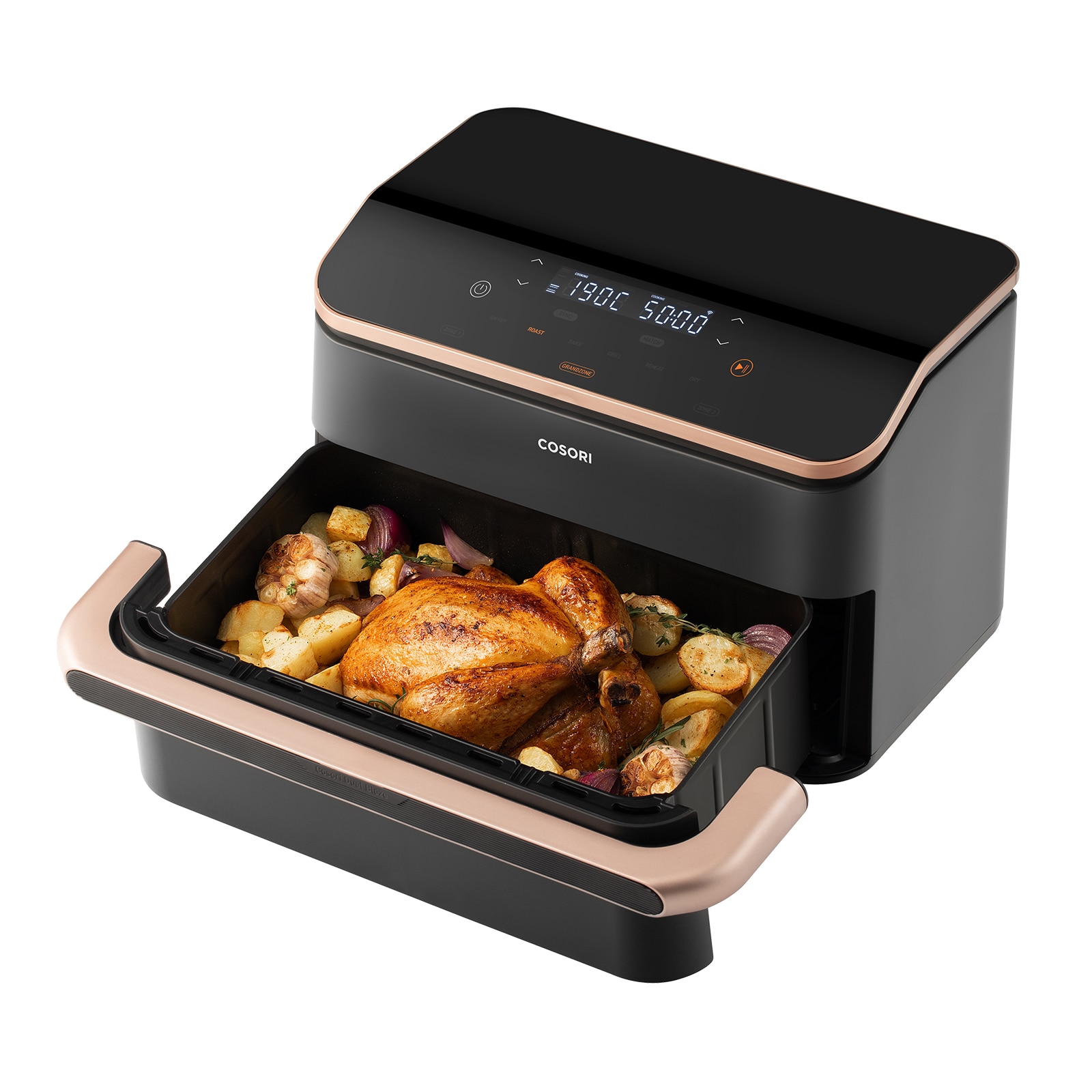 Fritadeira  Air Fryer Cososri Dual Blaze TwinFry Chef Edition KOSP0027EUN, sem Óleo, de 10 Litros - Preto Preto-5