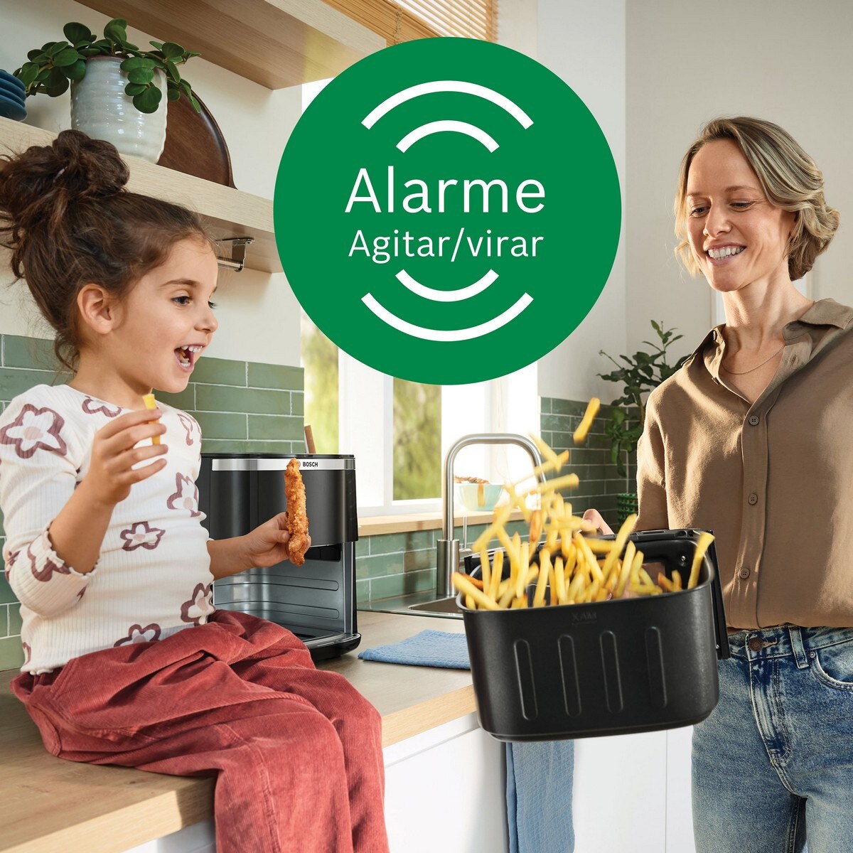 Fritadeira Air Fryer Bosch MAF671B1 Serie 6 de 1800 W e 7,2 Litros - Preto Preto-4