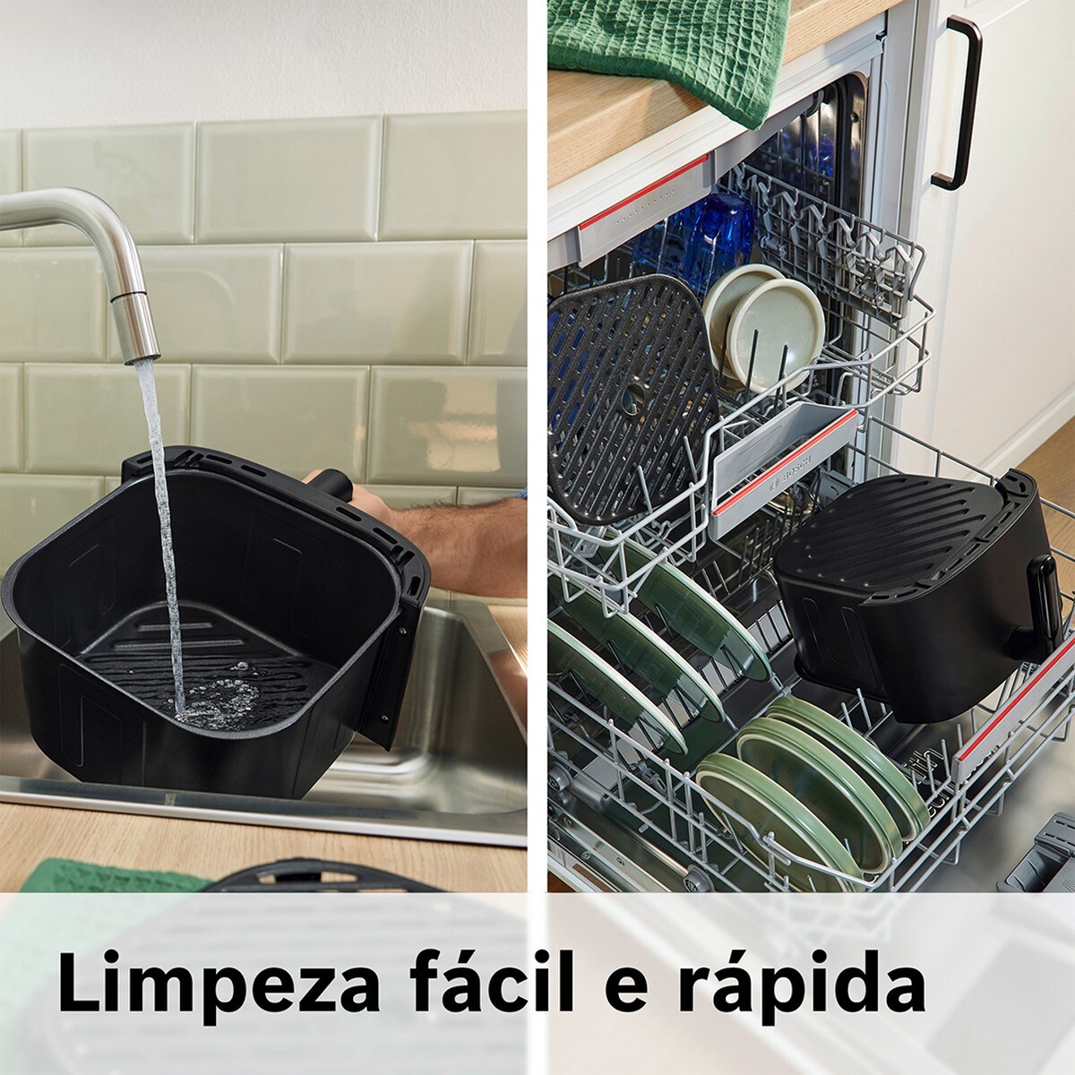 Fritadeira Air Fryer Bosch Serie 4 MAF462B0 de 2050 W e 6,1 Litros - Preto Preto-9