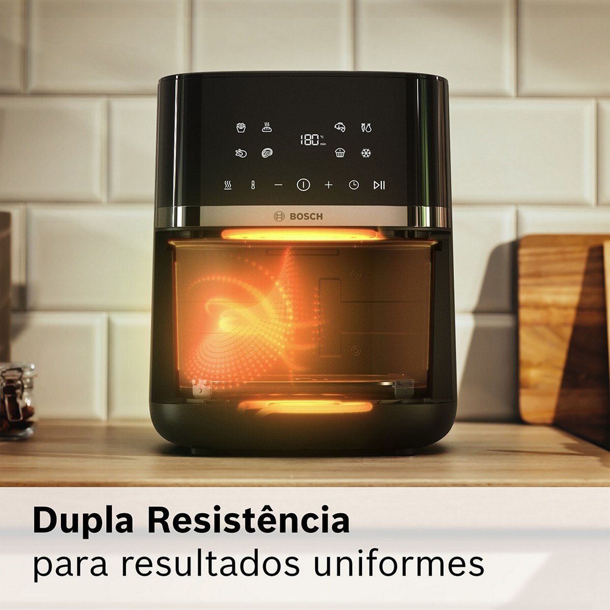 Fritadeira Air Fryer Bosch Serie 4 MAF462B0 de 2050 W e 6,1 Litros - Preto Preto-10