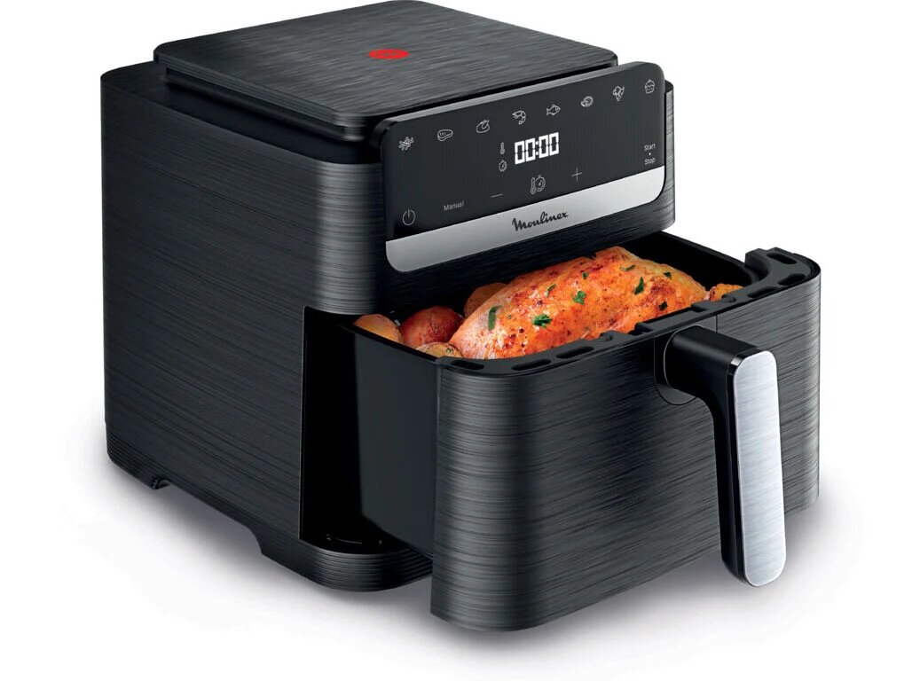 Fritadeira Easy Fry sem Óleo Moulinex EZ8618F0 New Mega de 7,5 Litros - Preto Preto-2
