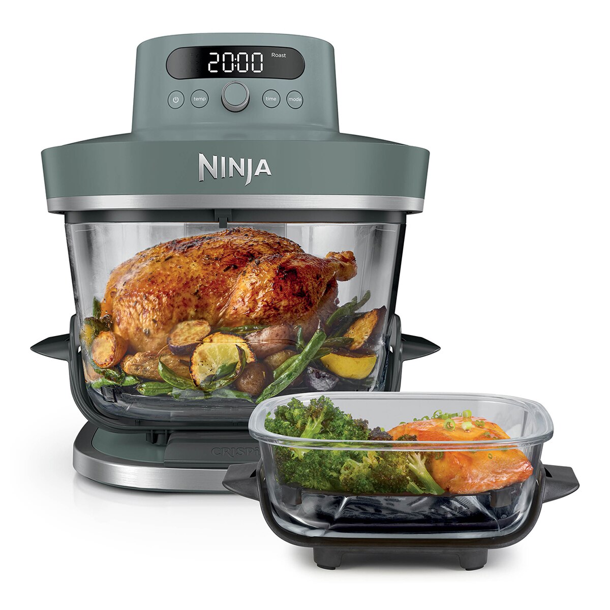 Imagem 0 de Fritadeira de Air Fryer Ninja AS101EUGY sem Óleo, Portátil 7 em 1 de 8 Litros - Cinzento Cinza