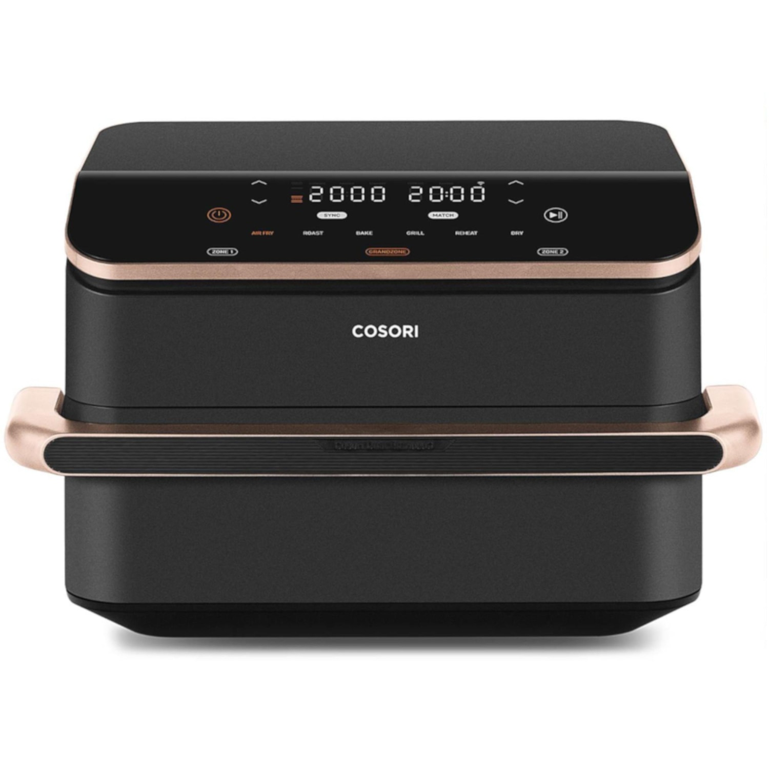 Imagem 0 de Fritadeira Air Fryer Cosori Dual Blaze Twinfry  sem Óleo, de 2800 W e 10 Litros - Cinzento Escuro