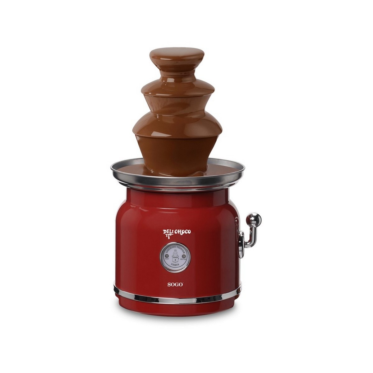Fonte de Chocolate Sogo FCH-SS-11970 de 90 W - Vermelho Vermelho-3